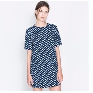 Zara print dress